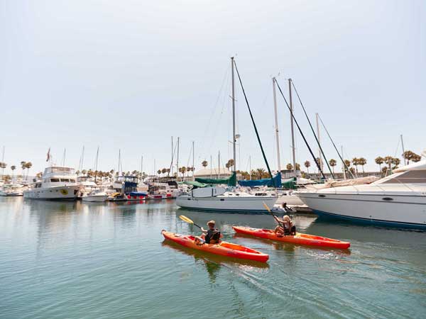 Kayaking in Portofino marina