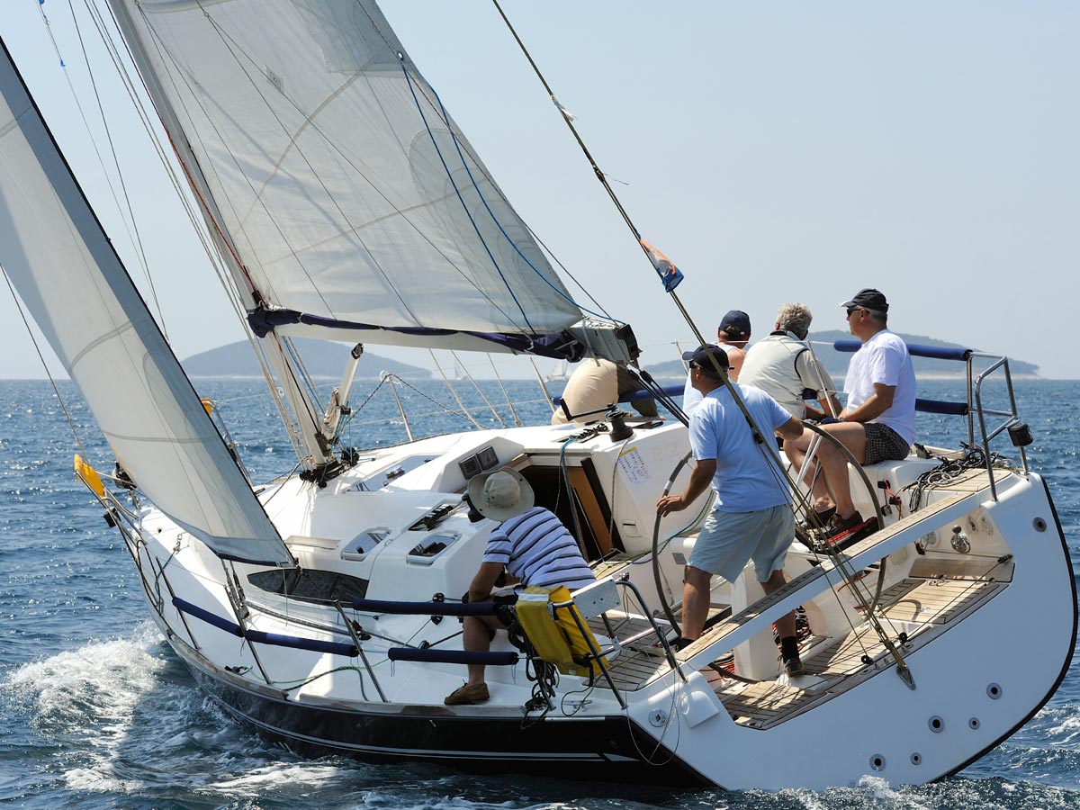 Sailing near Los Angeles