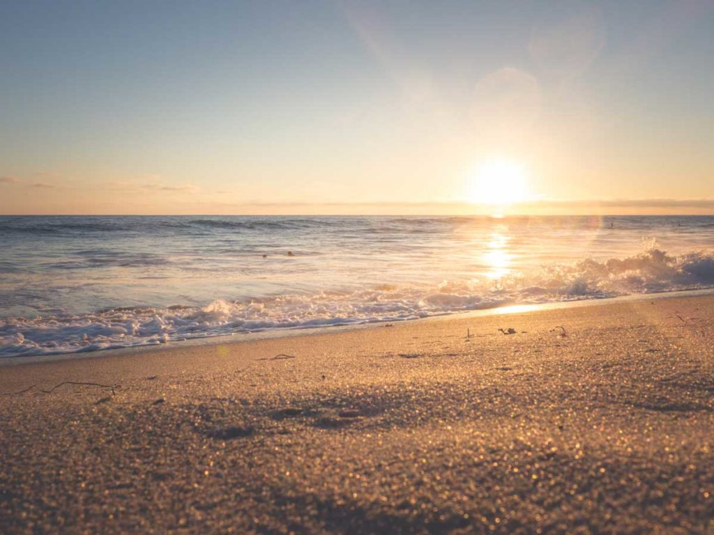 sunset in Redondo Beach, CA