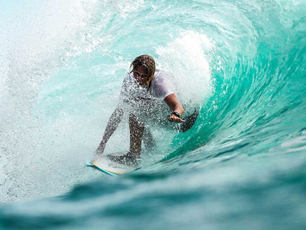 Surfing near Redondo Beach, CA