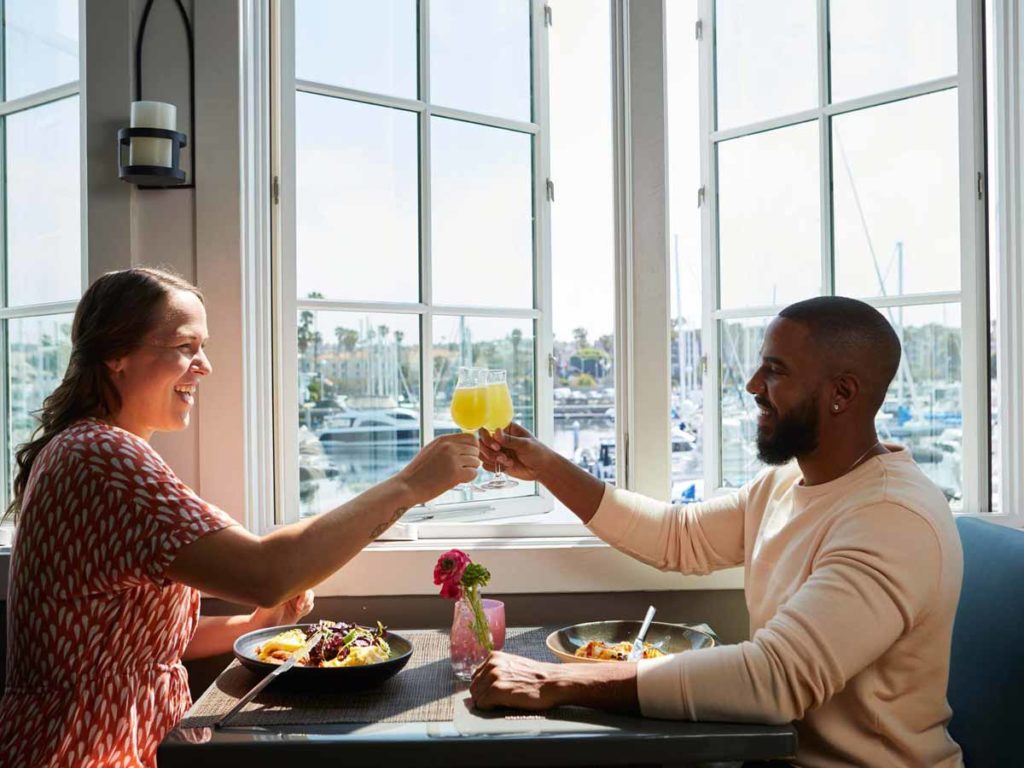 Couple Having Breakfast At BALEEN.