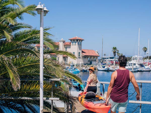 Kayakers In Redondo Beach.