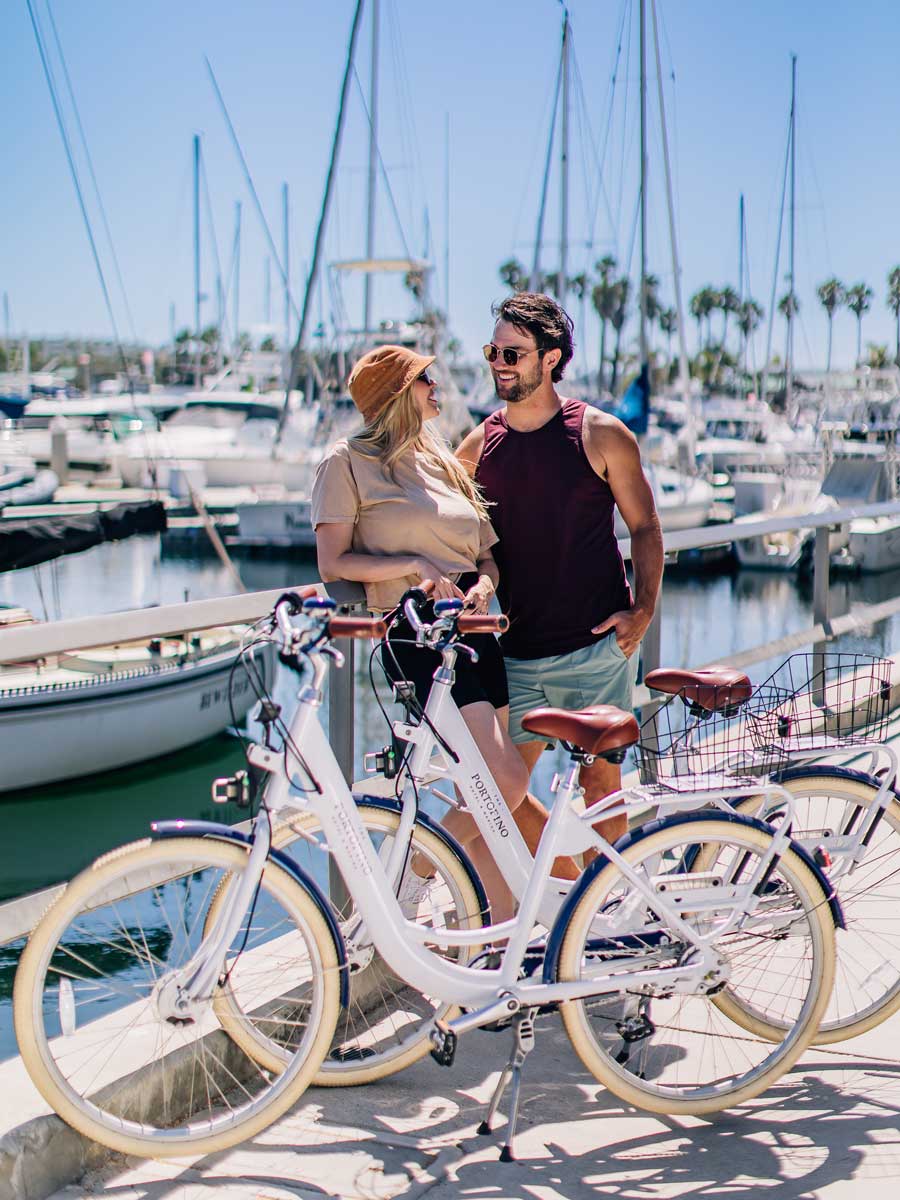 Couple With Portofino Bikes.