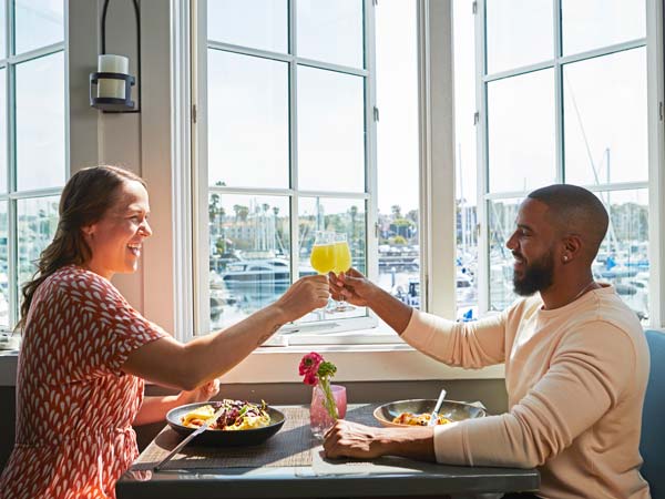 Couple Having Brunch Together.