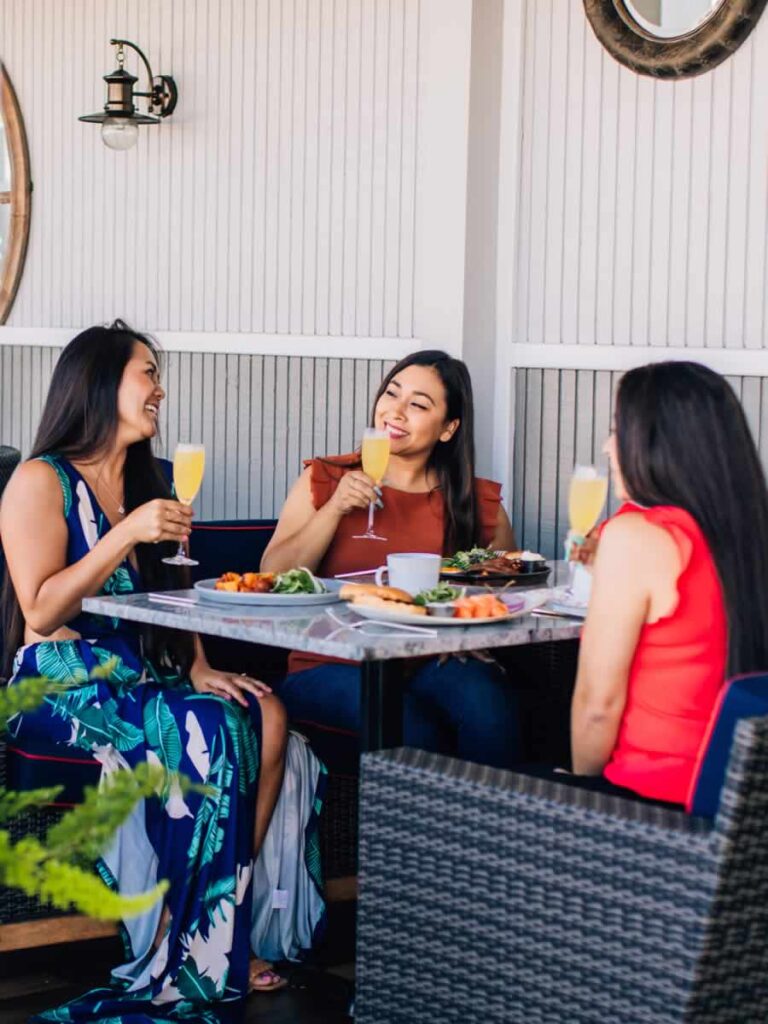 Ladies enjoying brunch