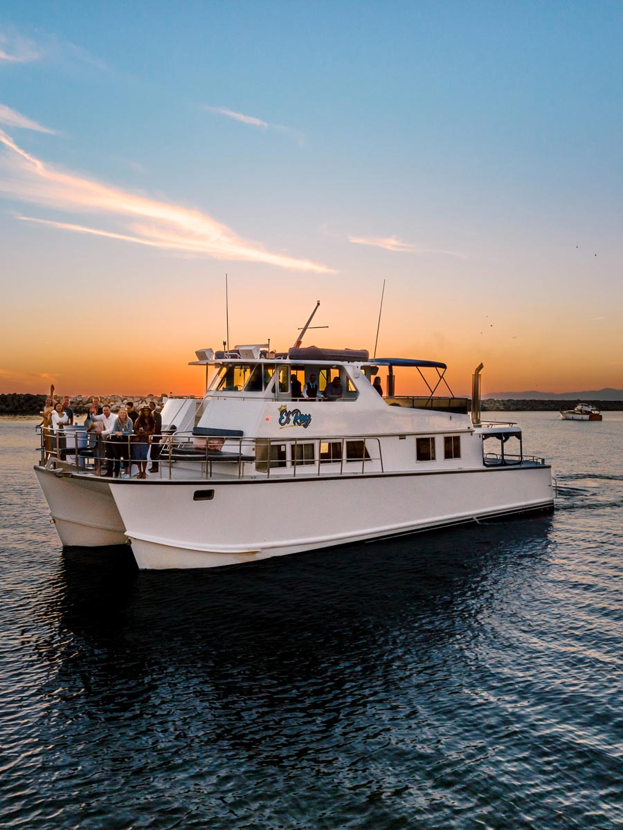 Boat In The Sunset.