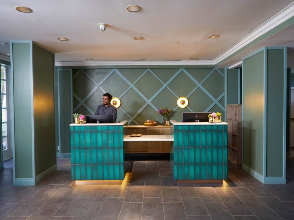 Portofino Check In Desk.