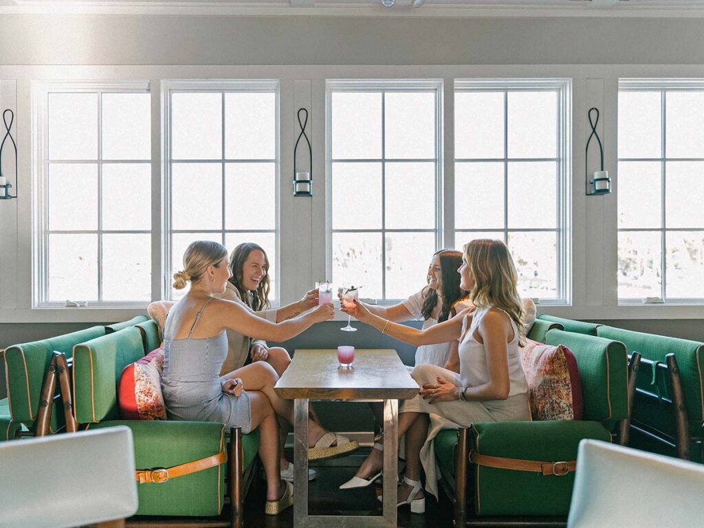 Ladies Having Cocktails