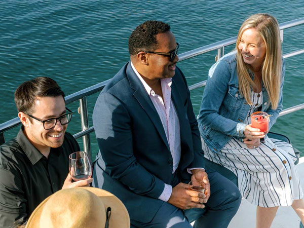 Friends On A Boat