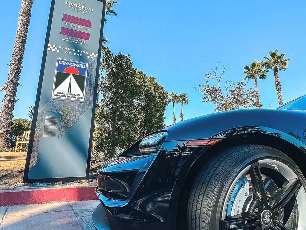 Sports Car At Portofino Hotel