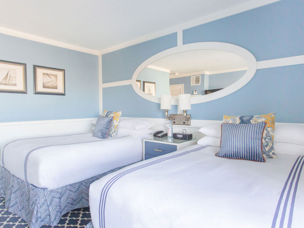 Double Bed In Portofino Guestroom