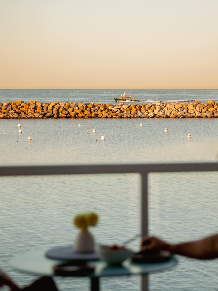 Dining On An Ocean View Balcony