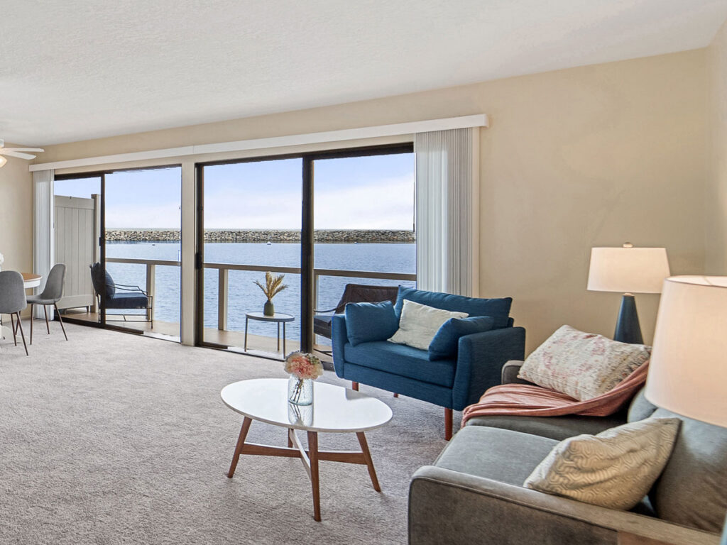 Living Room With An Ocean View